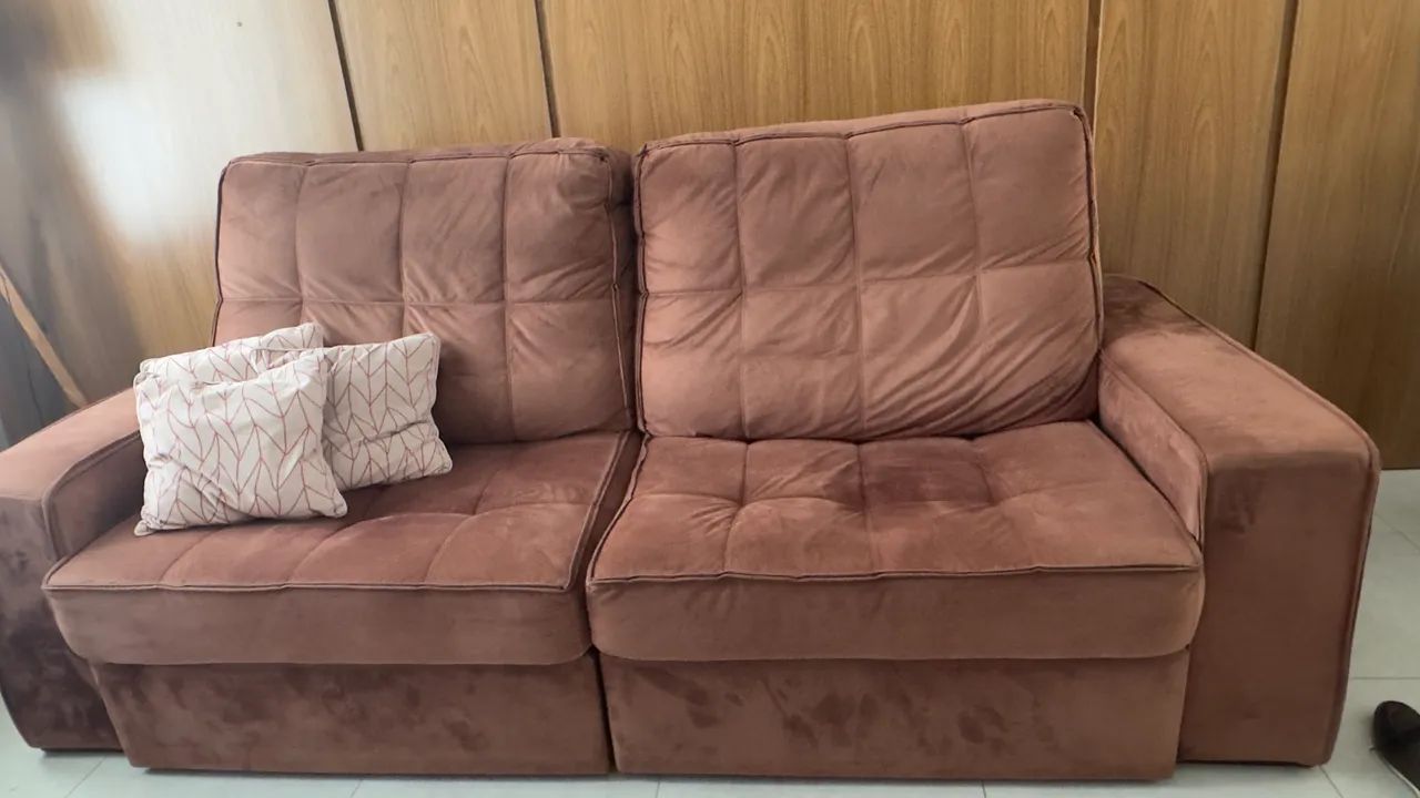 Sofá Retrátil com molas ensacadas 