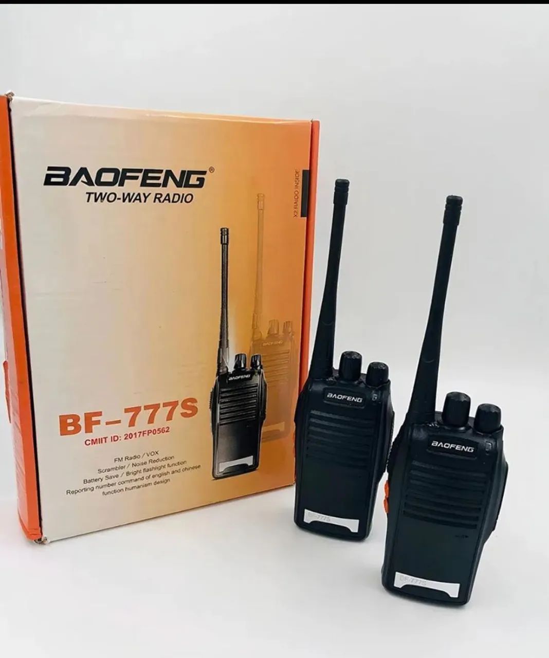 Kit 2 Rádio Comunicador Baofeng BF-777S 6km UHF 400-470MHz - Foto 2