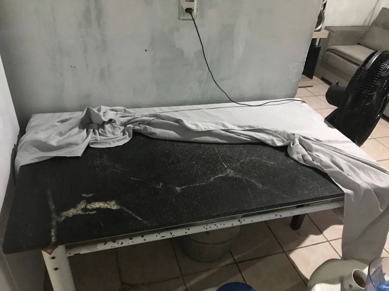 Mesa de mármore preto ( preço a negociar  - Foto 2