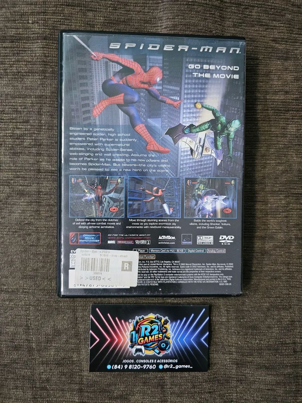 SPIDER-MAN  (PS2) JOGO - Foto 2