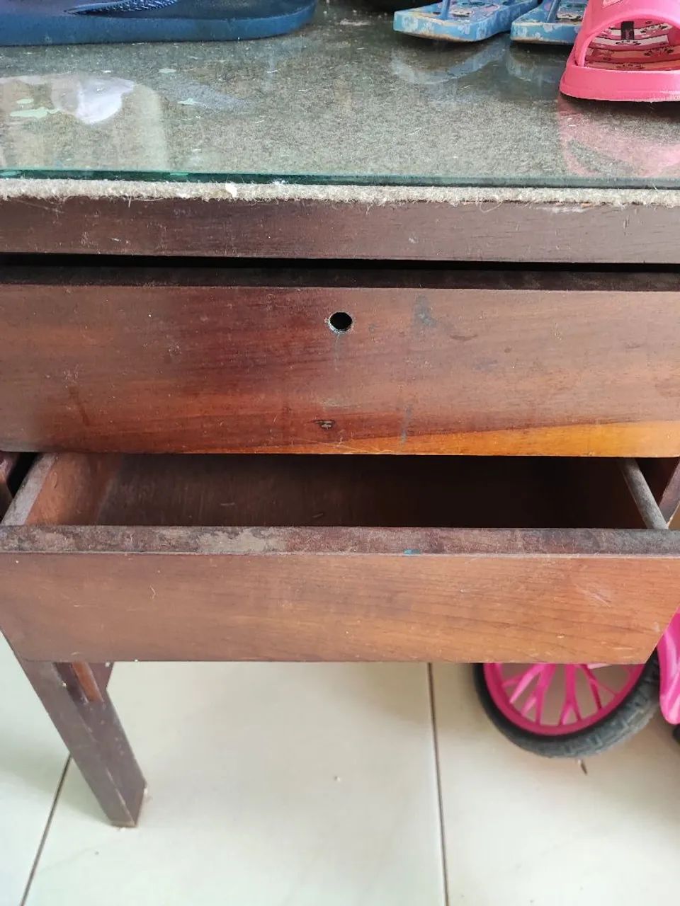Mesa escritório madeira  - Foto 2