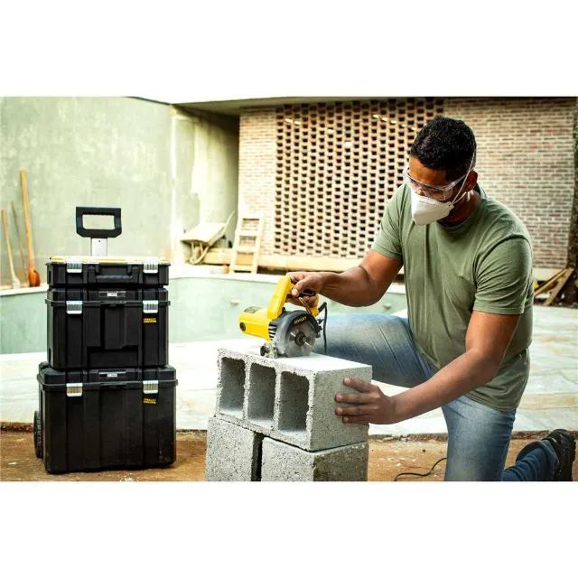 Serra mármore 110 mm, 1.350 W, 127 V~, sem kit refrigeração, sem disco, SPT116BR STANLEY  - Foto 2