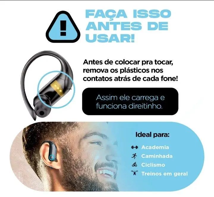 FONE DE OUVIDO SEM FIO 415985994490849283