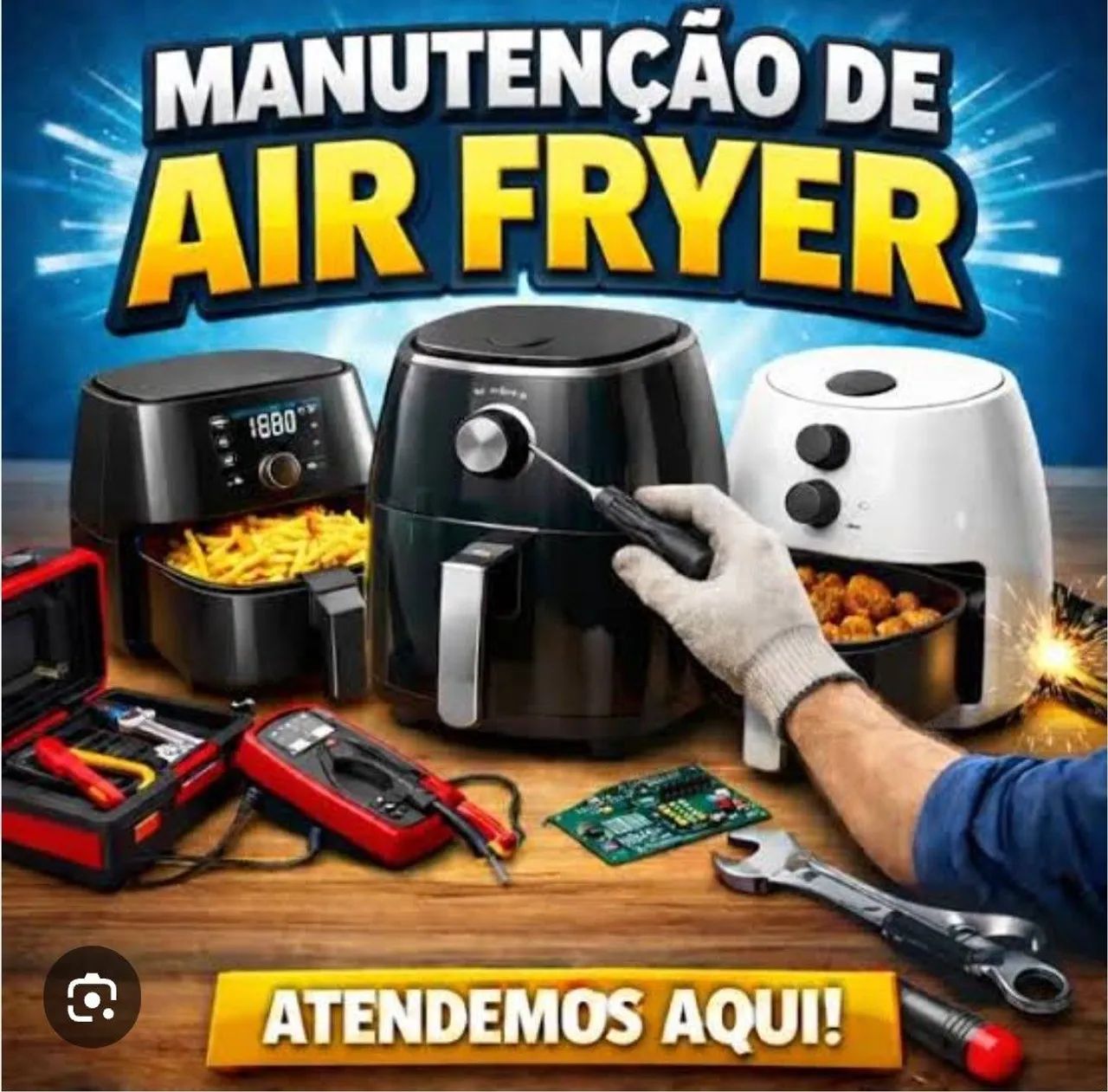 Manutenção ventiladores Airfryer - Foto 2
