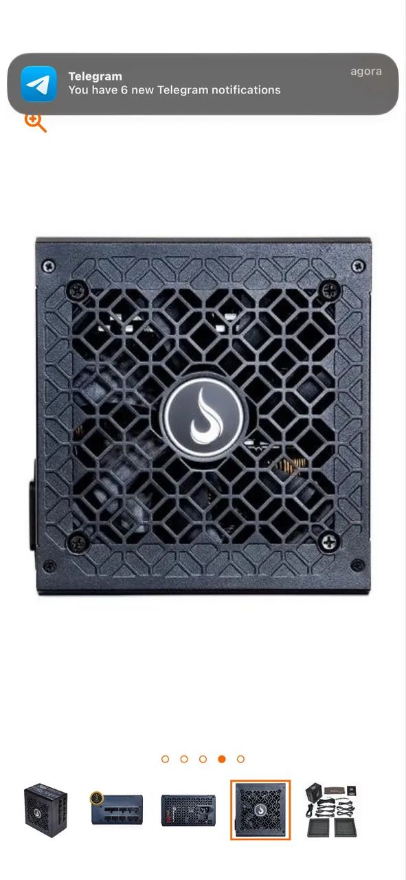 Fonte 550w Zeus Fullmolular  - Foto 2