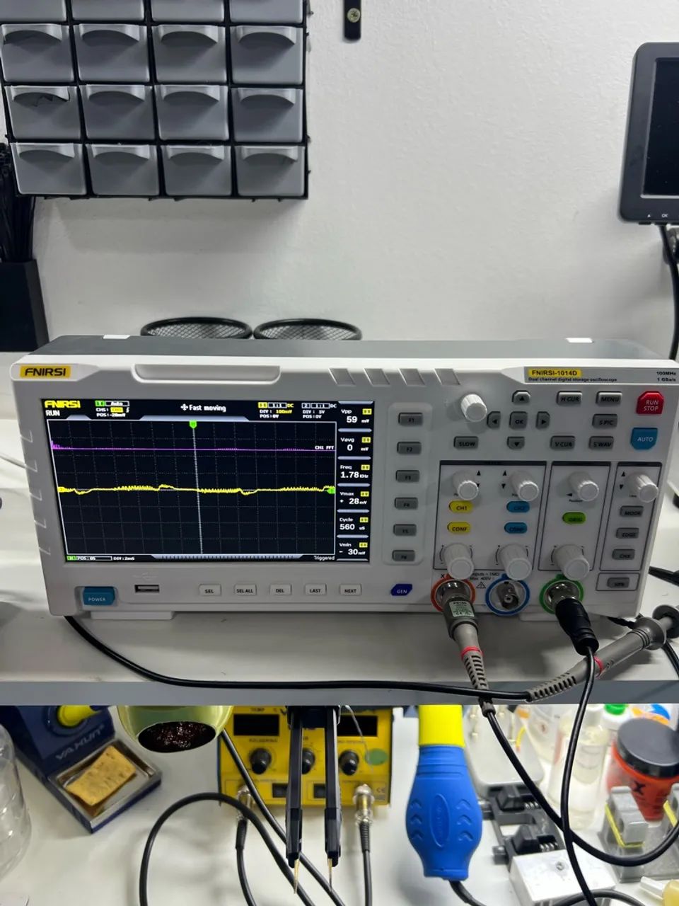 Osciloscópio Fnirsi 1014D