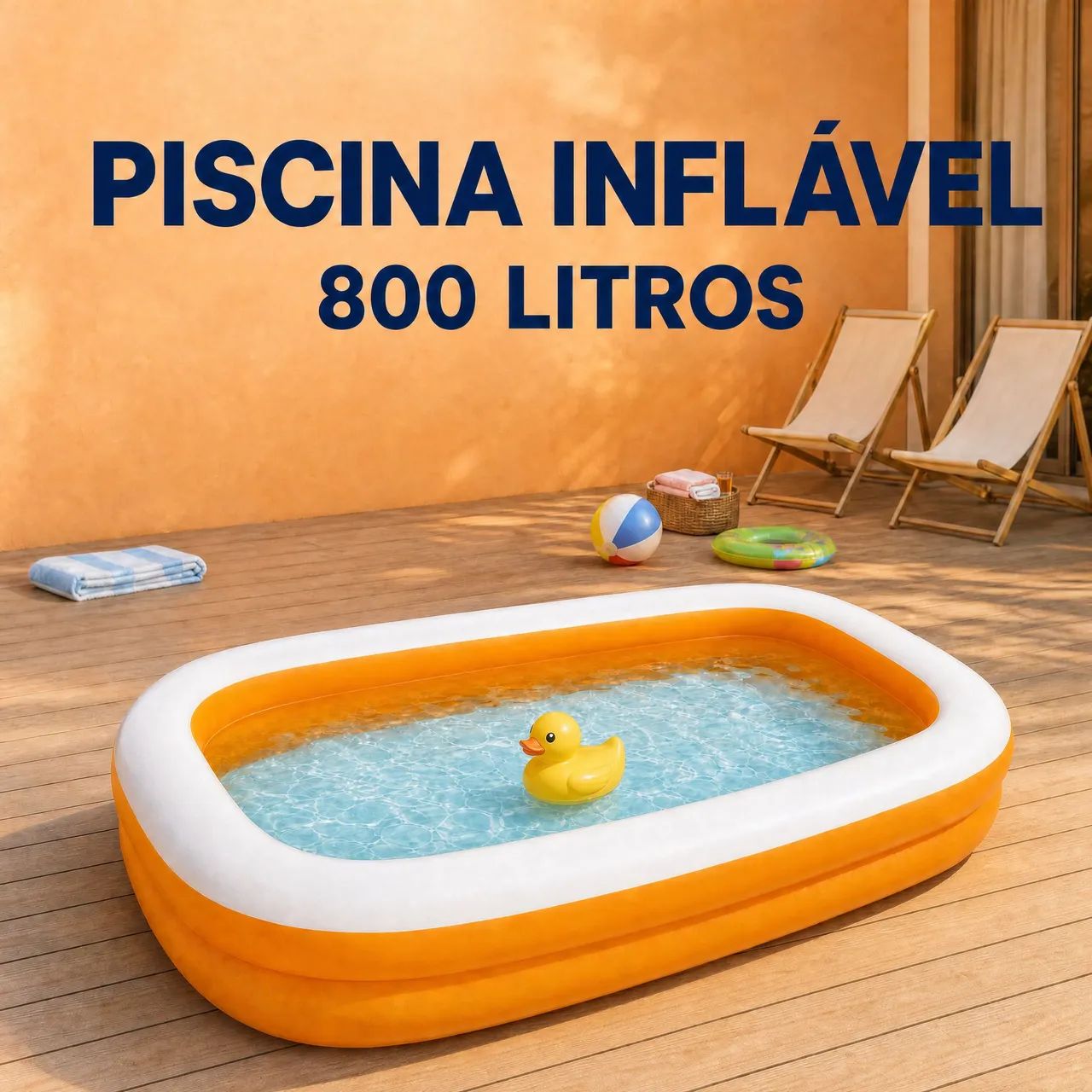 Piscina Inflável 800 Litros