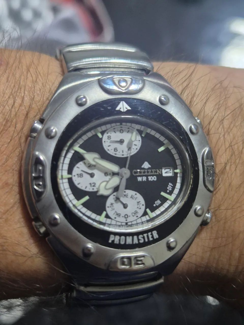 Relógio CITIZEN PROMASTER  6870   -   100 METROS  -   FUNCIONA PERFEITAMENTE - Foto 2