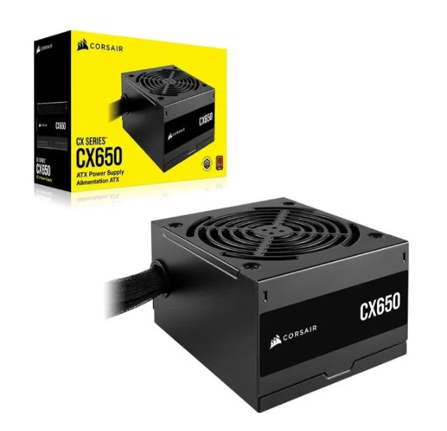 Fonte Corsair CX550, 550W, 80 Plus Bronze, Preto, CP-9020277-BR