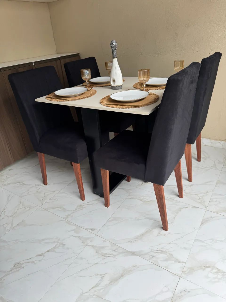 Mesa de jantar com entrega grátis  - Foto 2