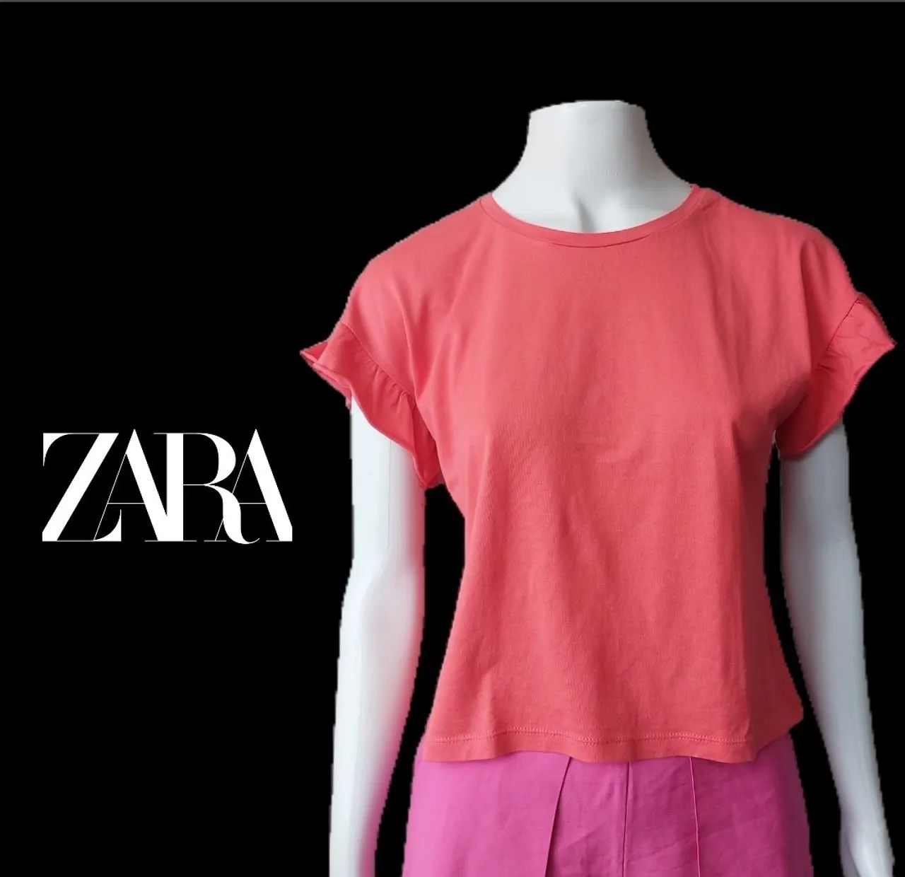 ZARA blusa  curta 