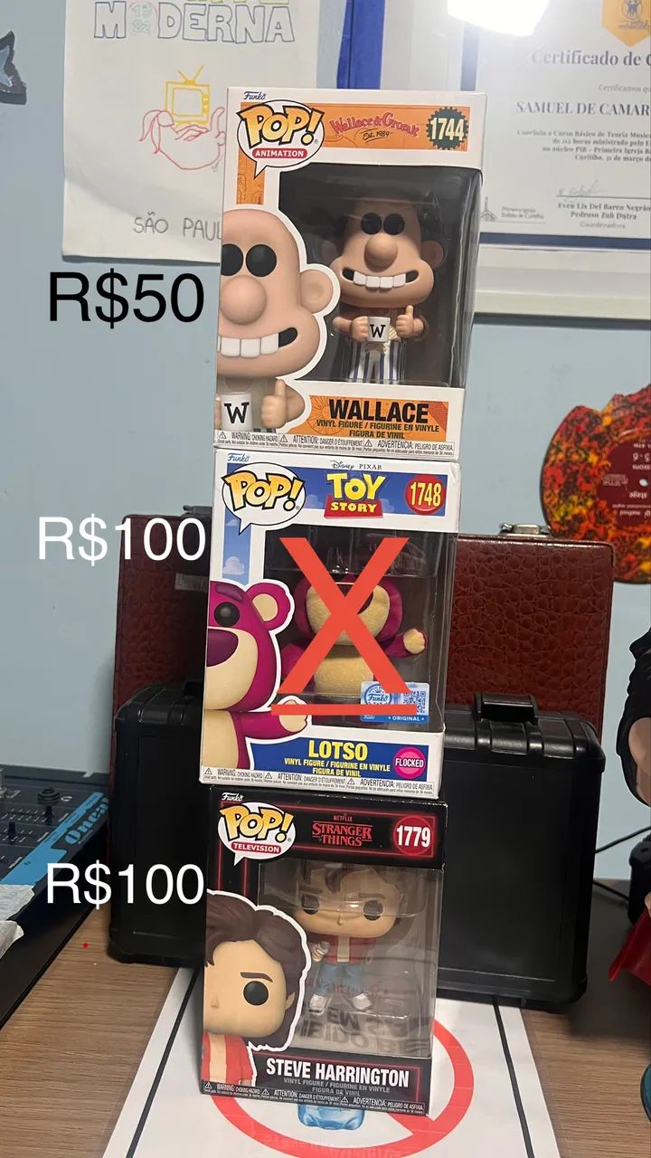 Funko Pop?s Wallace e Steve Stranger Things - Foto 3