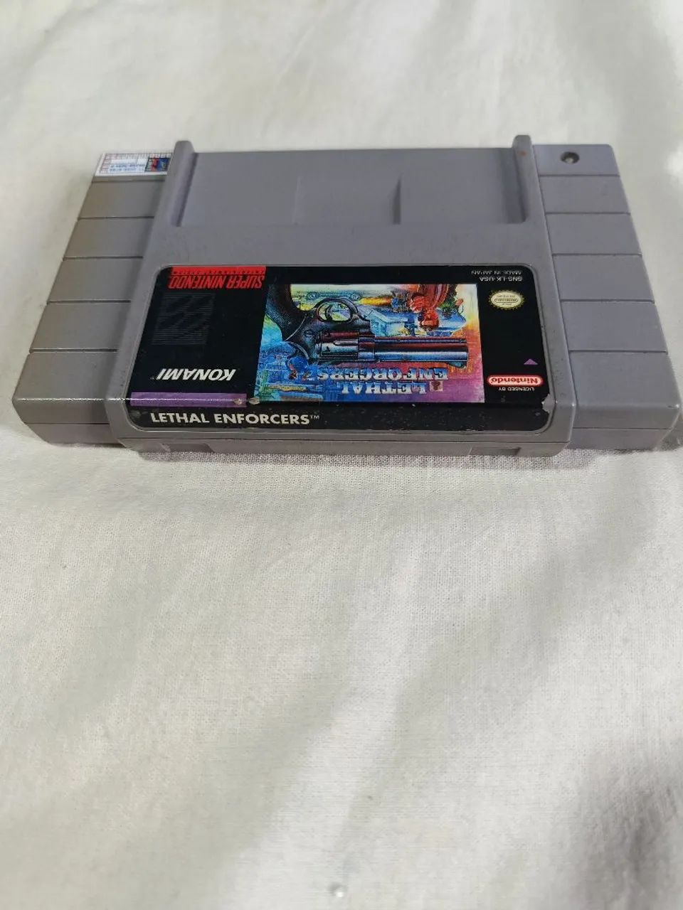 Cartucho super Nintendo lethal enforce - Foto 2
