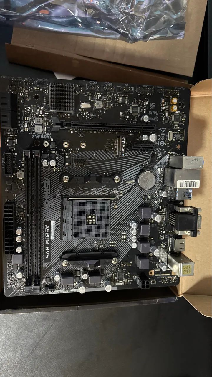 Placa Mãe Azrock A520M-HVS - Foto 4