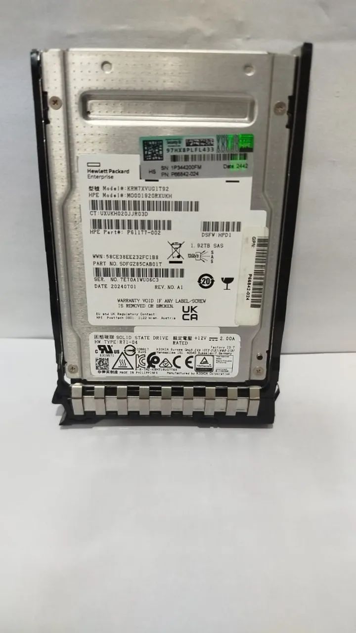 SSD 1.92TB SAS HPE 12GBPS