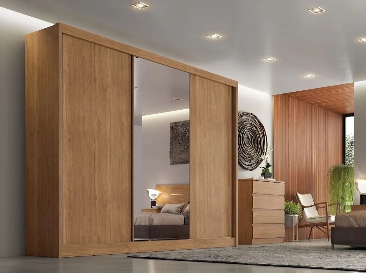 Roupeiro Solo Plus 2,73m 100%MDF Oferta t88