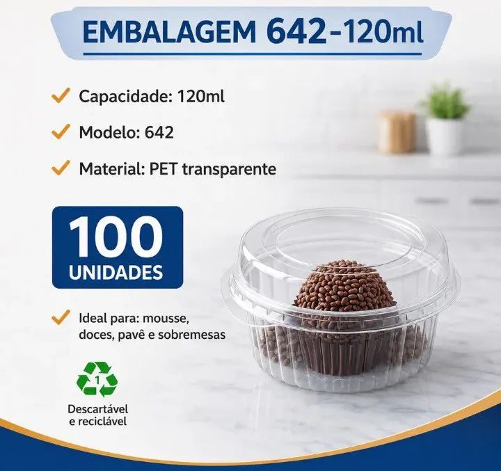 100 unidades de potes mini doce  - Foto 4