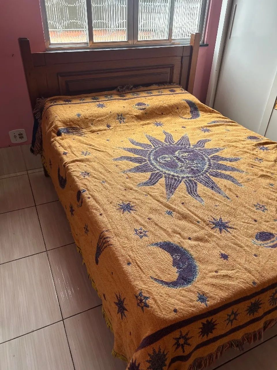 Cama da casal com colchão 