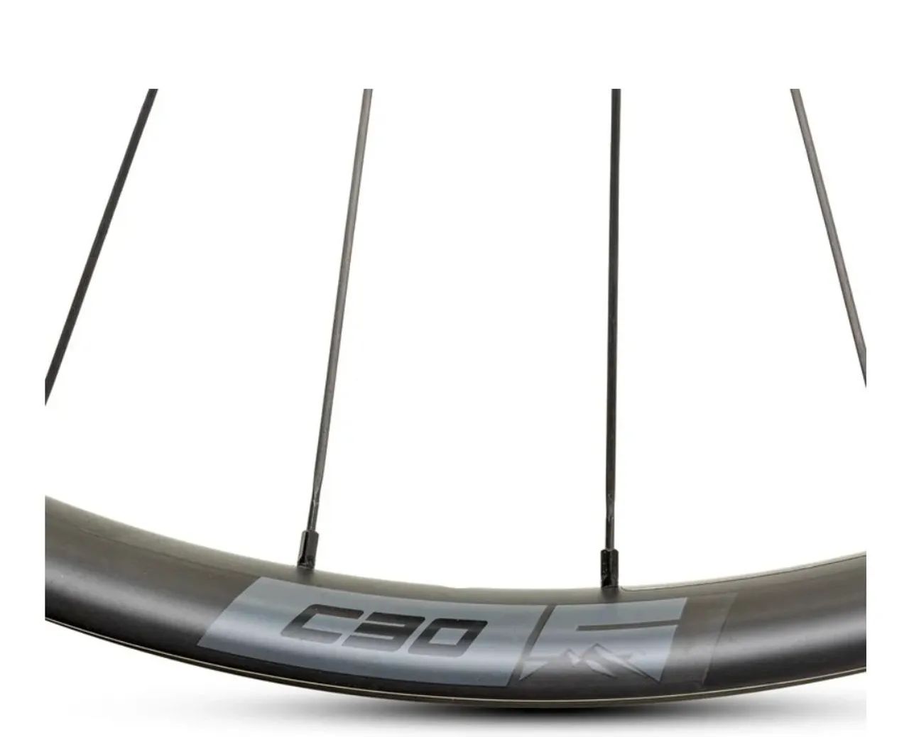 Roda dianteira de carbono Session C30 Boost MTB - Foto 5