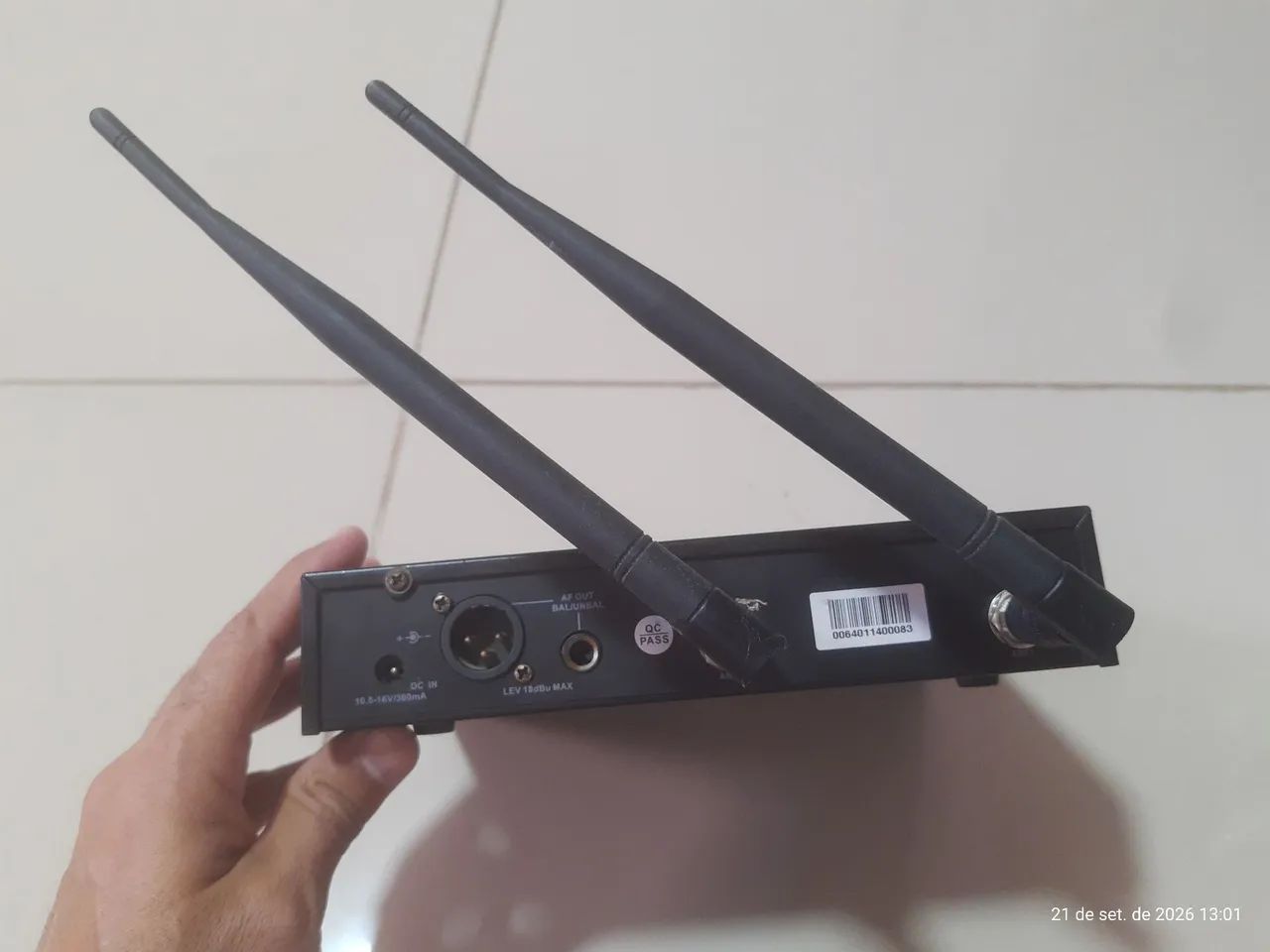 Microfone sem fio LYCO UF 228.1 - Foto 3
