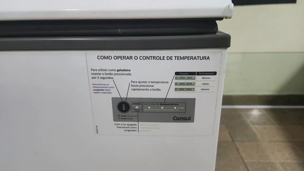 Freezer Consul 309l 220V - Foto 3