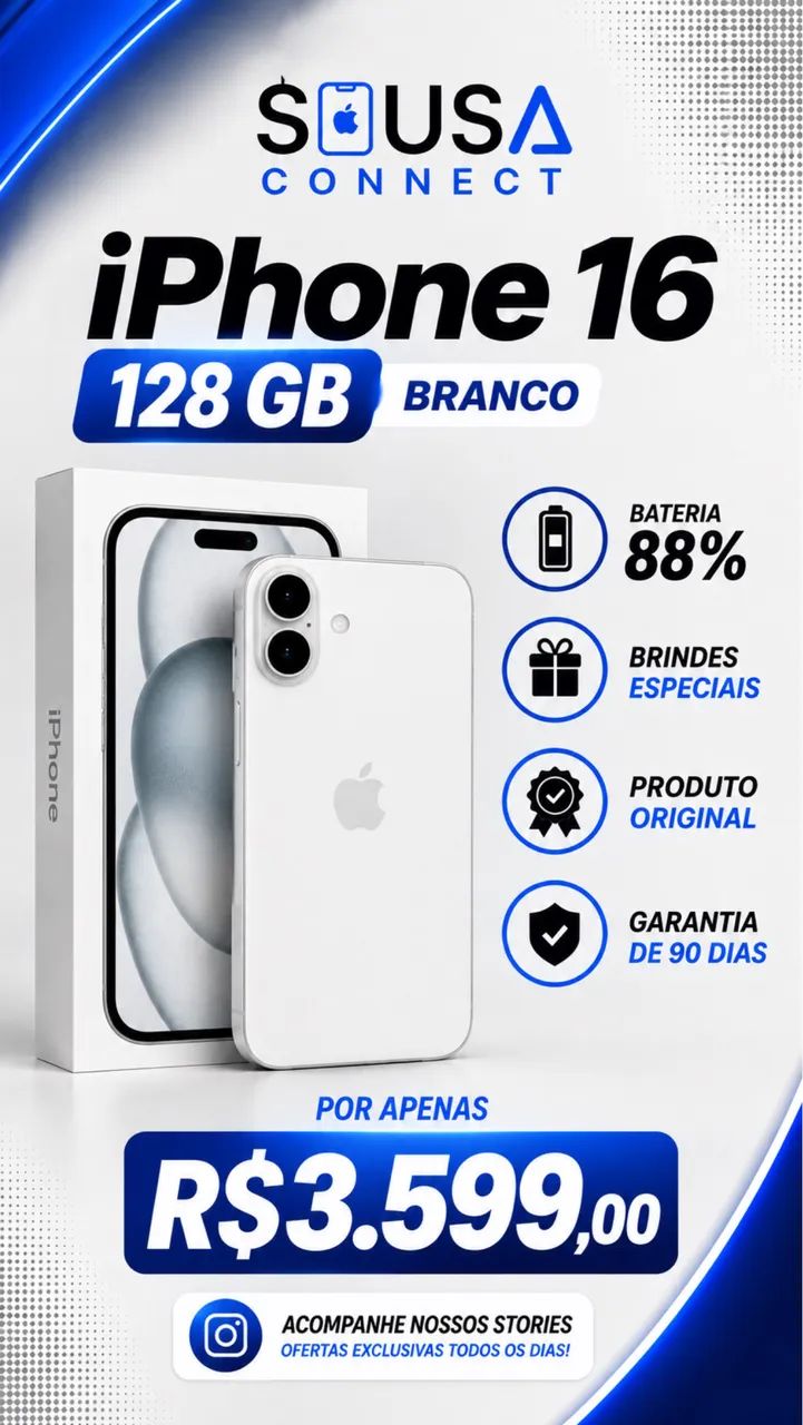 IPhone 16 128GB Seminovooo ?