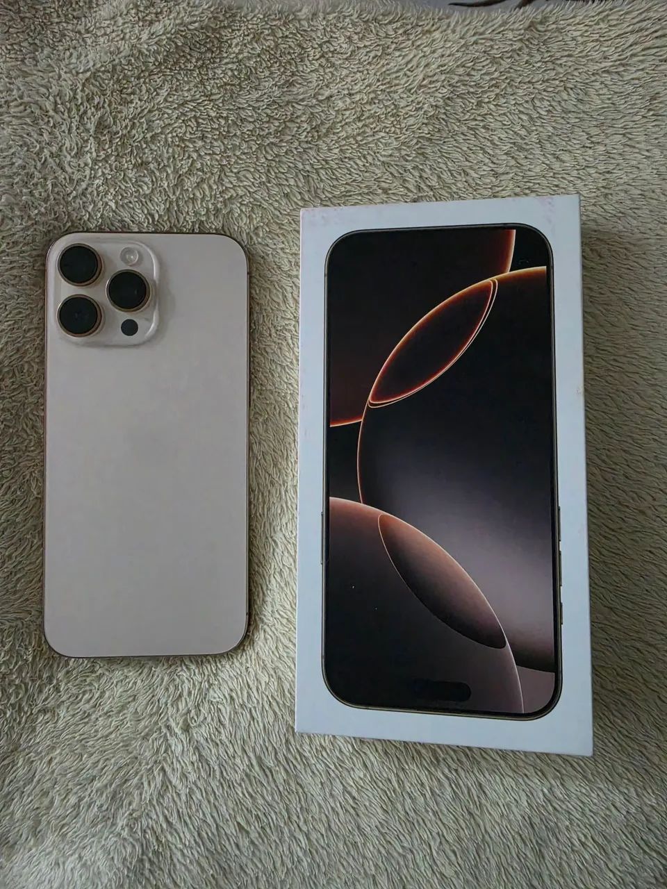 iPhone 16 Pro Max 256GB Desert Titanium - Impecável 