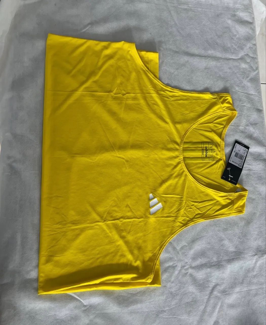 Camiseta Regata Adidas Três listras Originais  - Foto 3