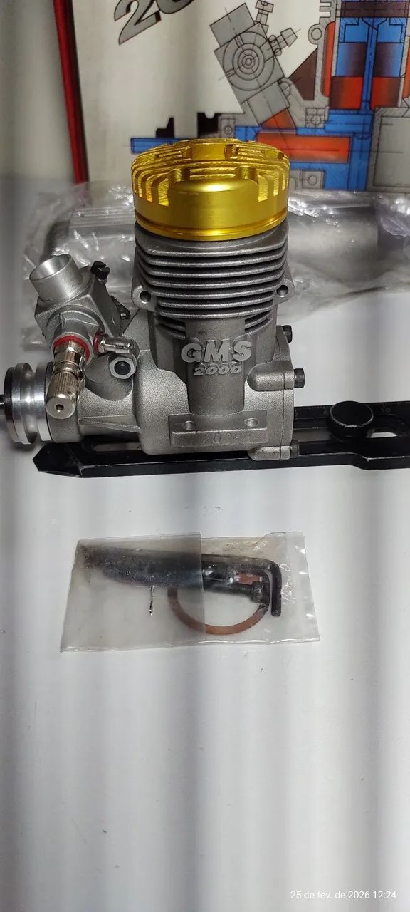 Motor glow GMS 47 novo - Foto 3