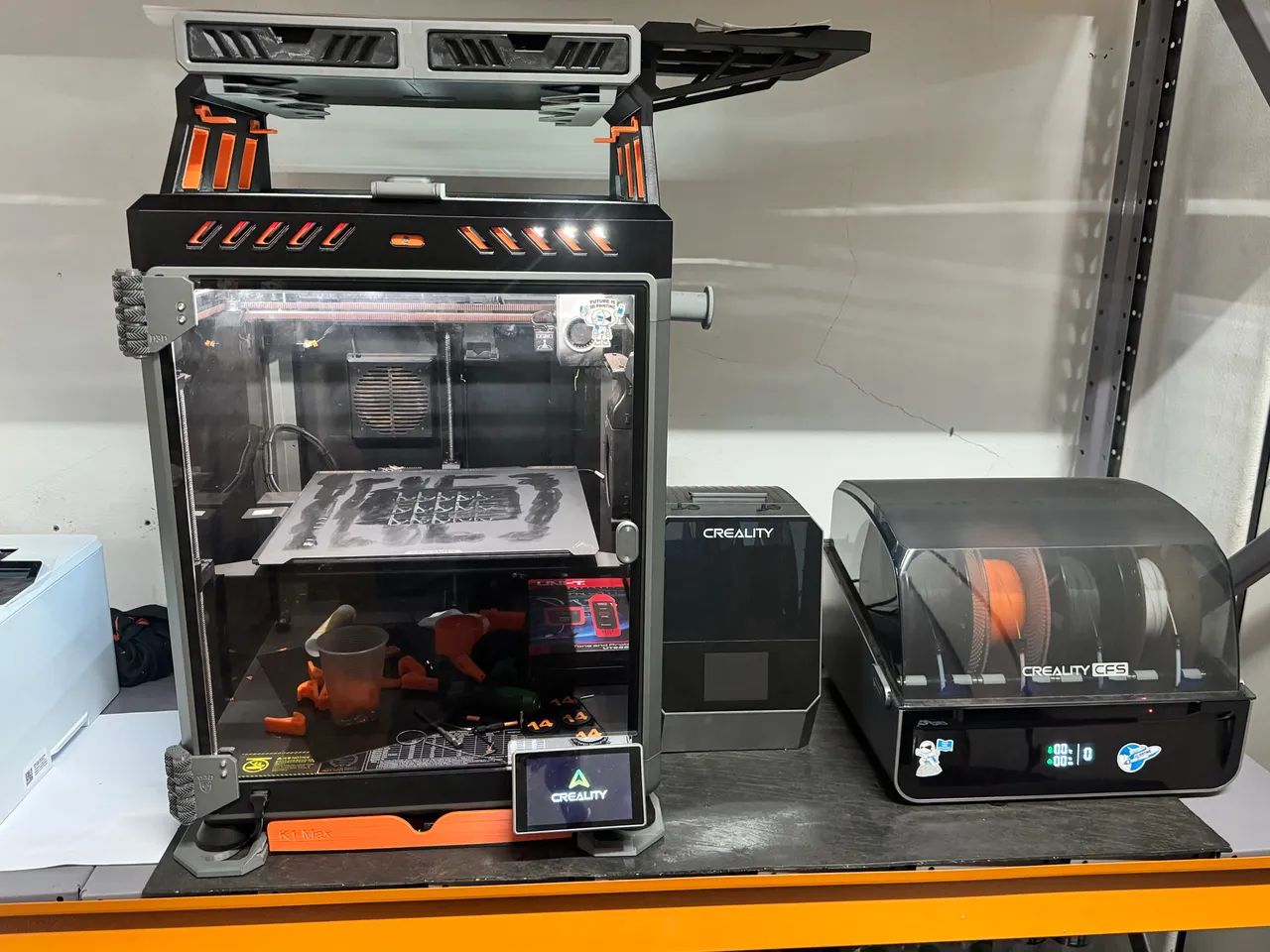 Impressora 3D K1 MAX com kit CFS e Secador filamento duplo