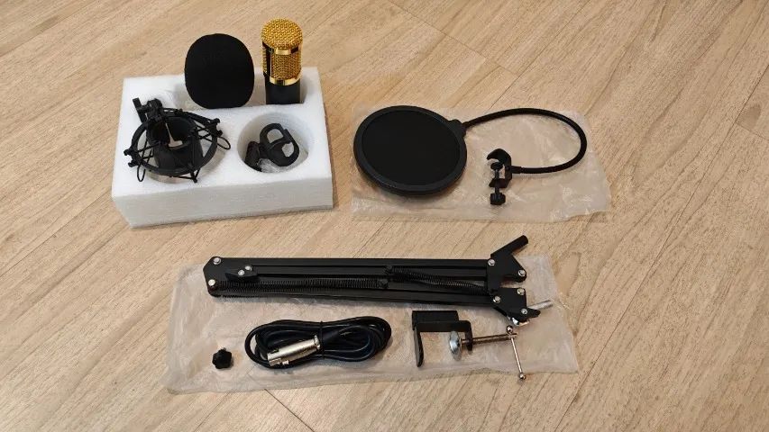 Microfone Condensador BM-800 Completo + Braço + Pop Filter - Foto 2