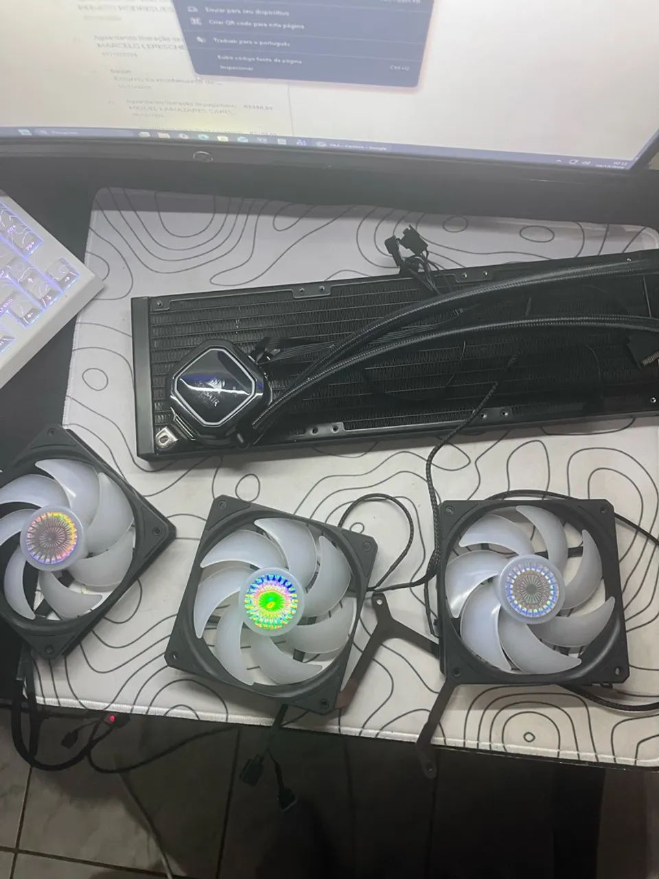 Water cooler corsair h150i  360mm