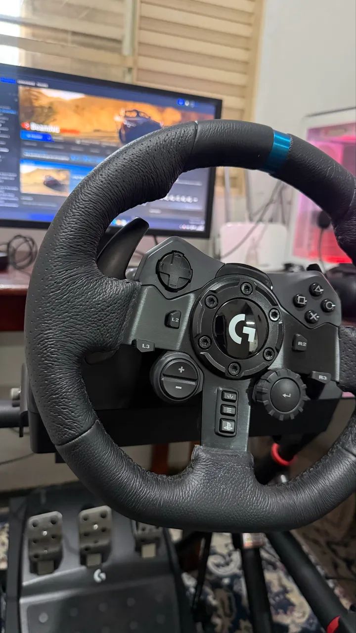 Volante Logitech G923 para PS5, PS4 e PC - Foto 3