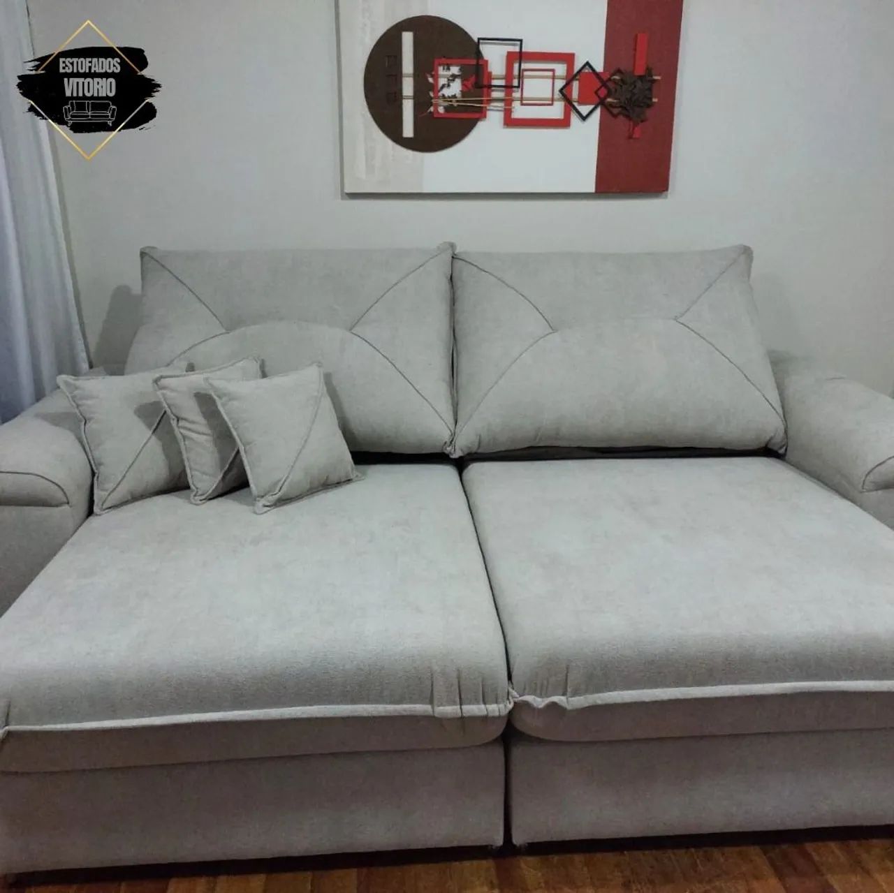 Sofá retrátil e reclinável promoção imperdível! - Foto 2