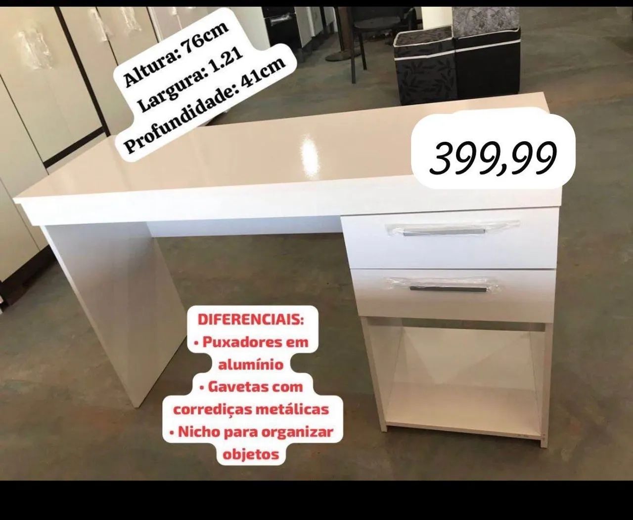Escrivaninhas novas 