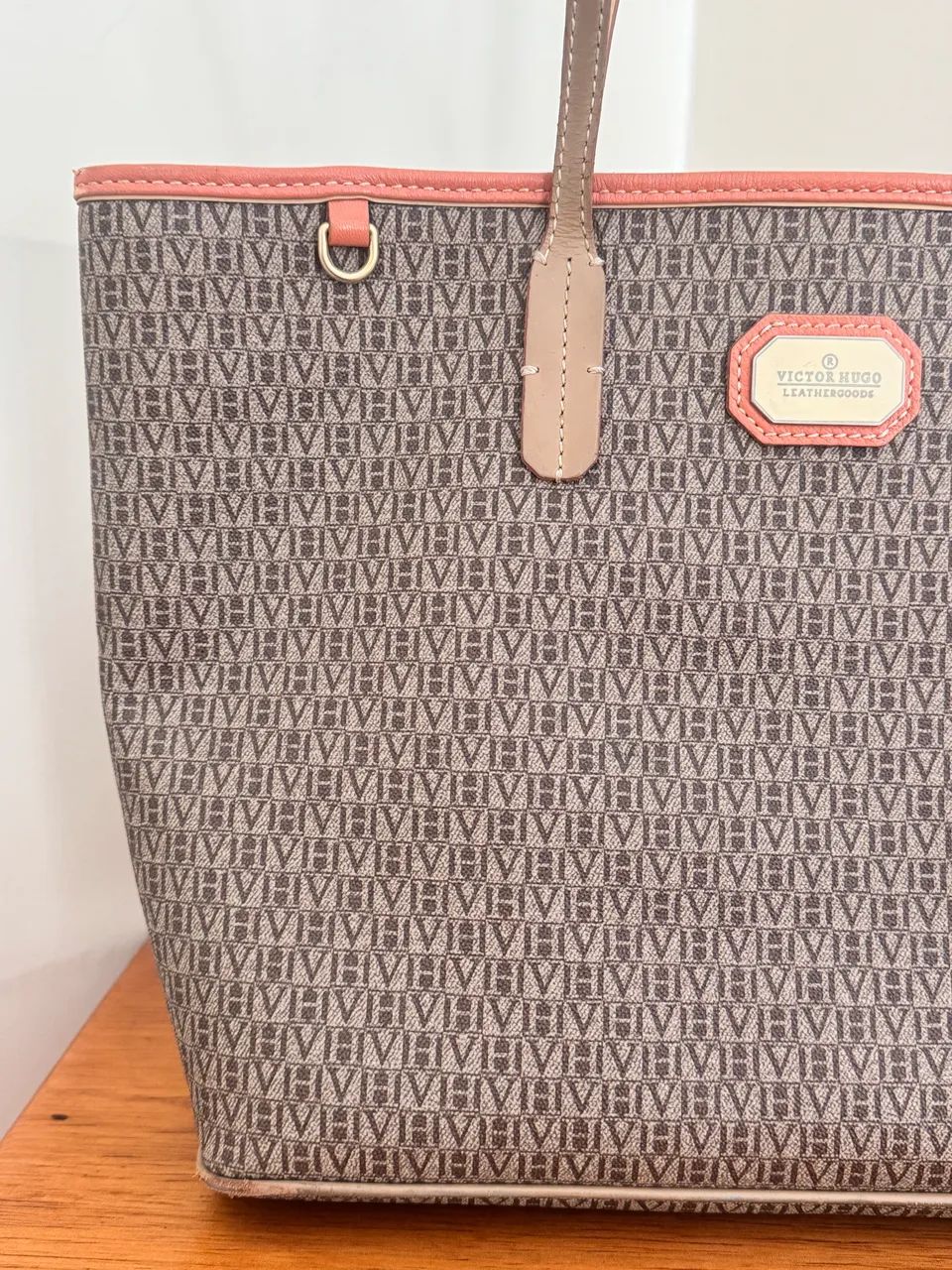Bolsa VICTOR HUGO ORIGINAL em couro legítimo - Foto 2