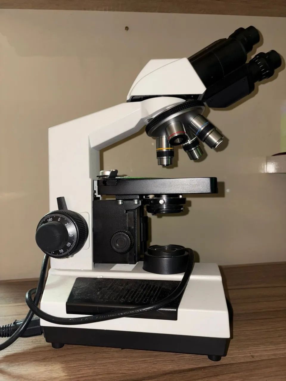 Microscópio Binocular Olen/kasvi K55-ba Branco - Foto 4