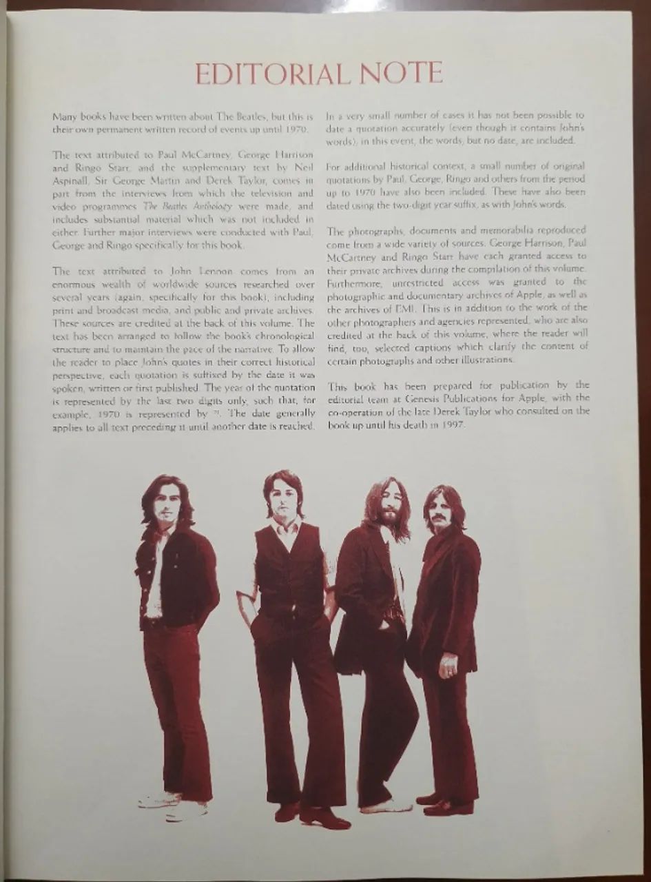 Livro Anthology dos Beatles. - Foto 5
