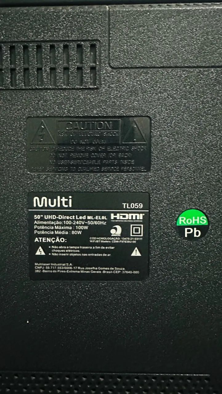 Tv Android Multilaser 4k 50 polegadas  - Foto 4