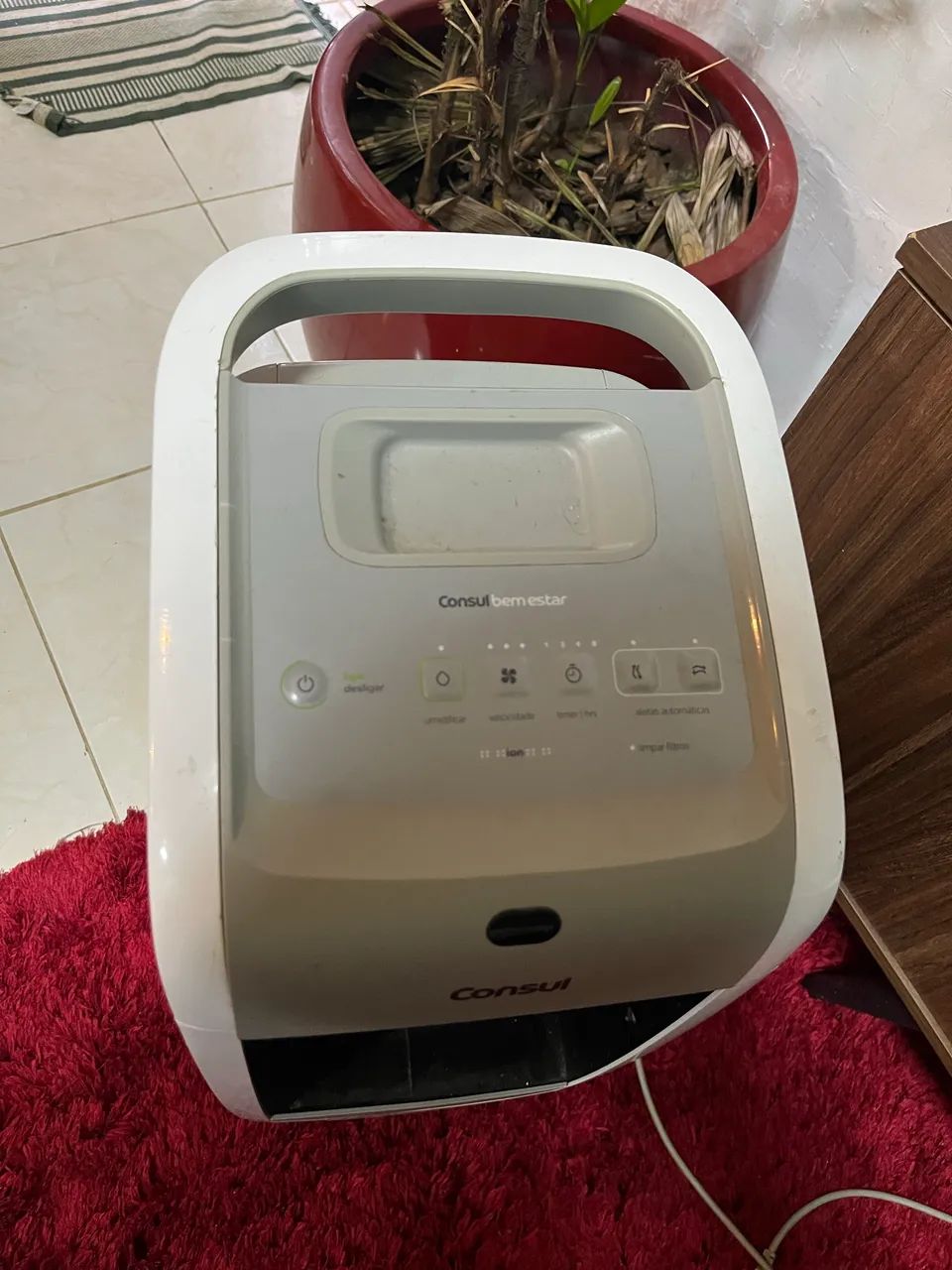 Umidificador, gela perfeitamente 