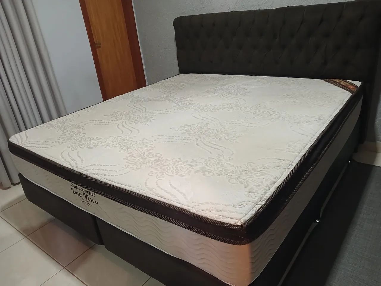 Colchão King usado 