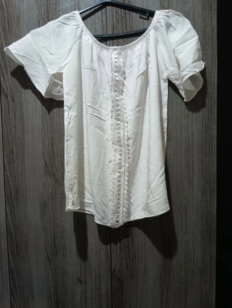 Blusinha branca pro dia dia M  - Foto 3