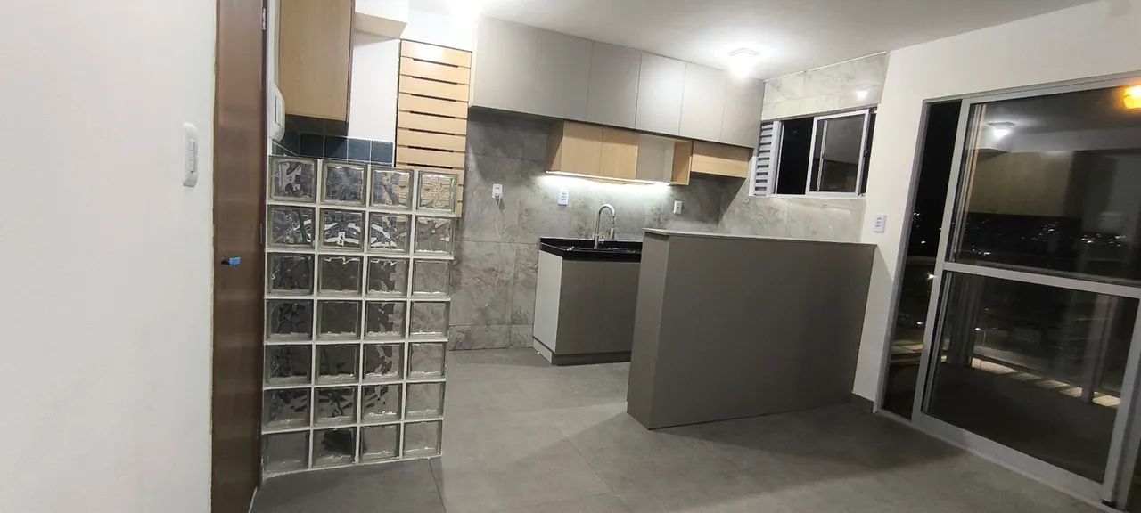 Apartamento semi mobiliado 