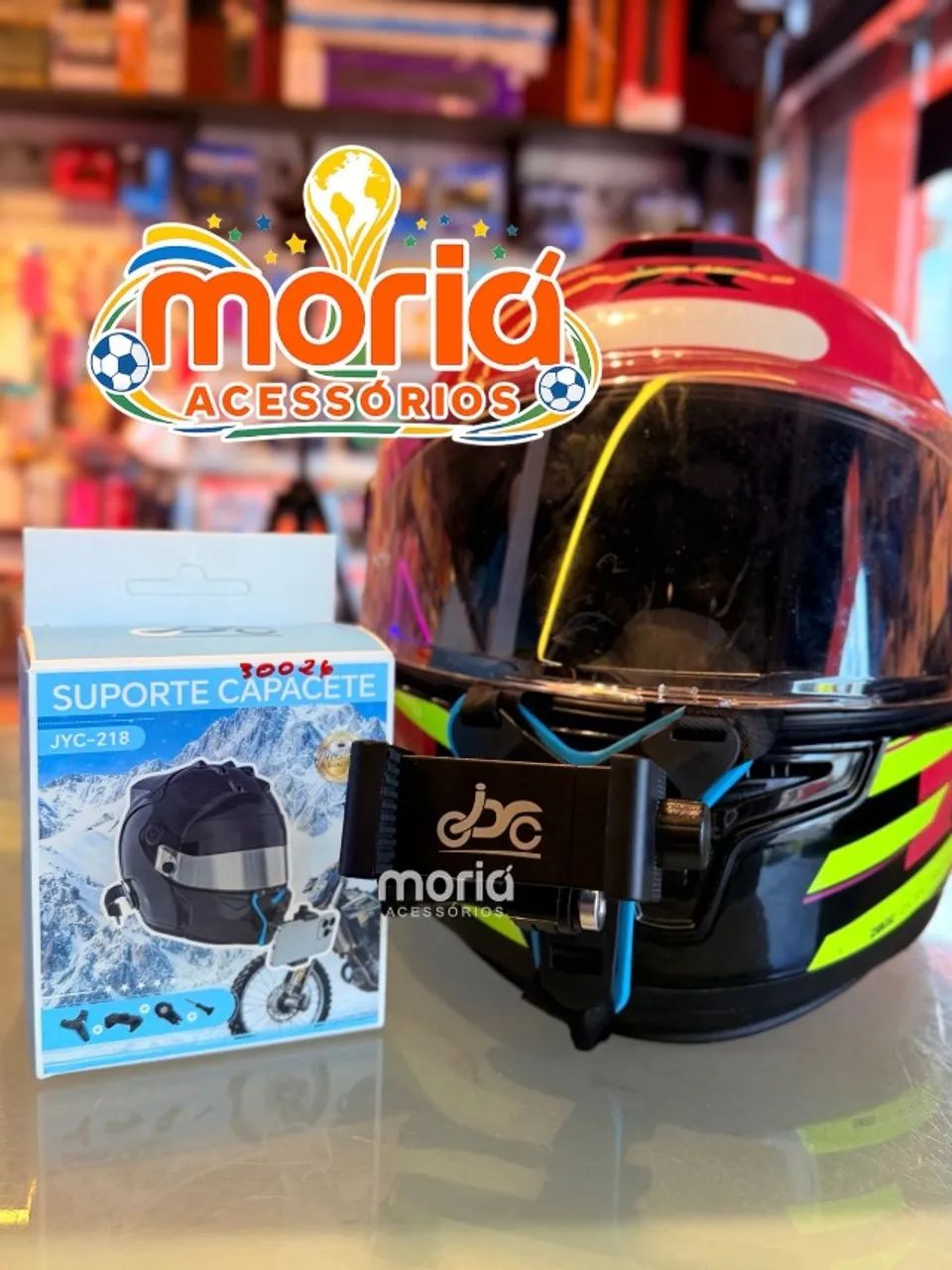 Suporte para Celular em Capacete JYC-218 - Foto 4