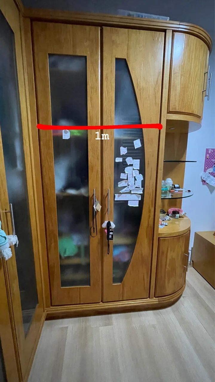 Guarda roupa de madeira  - Foto 3