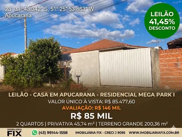 ? APUCARANA - Residencial Mega Park I