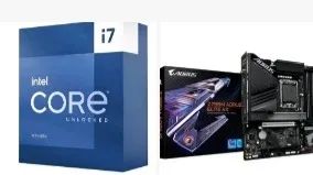 Kit Placa mae Aorus z790M elite ax + Processador Intel i7-13700k