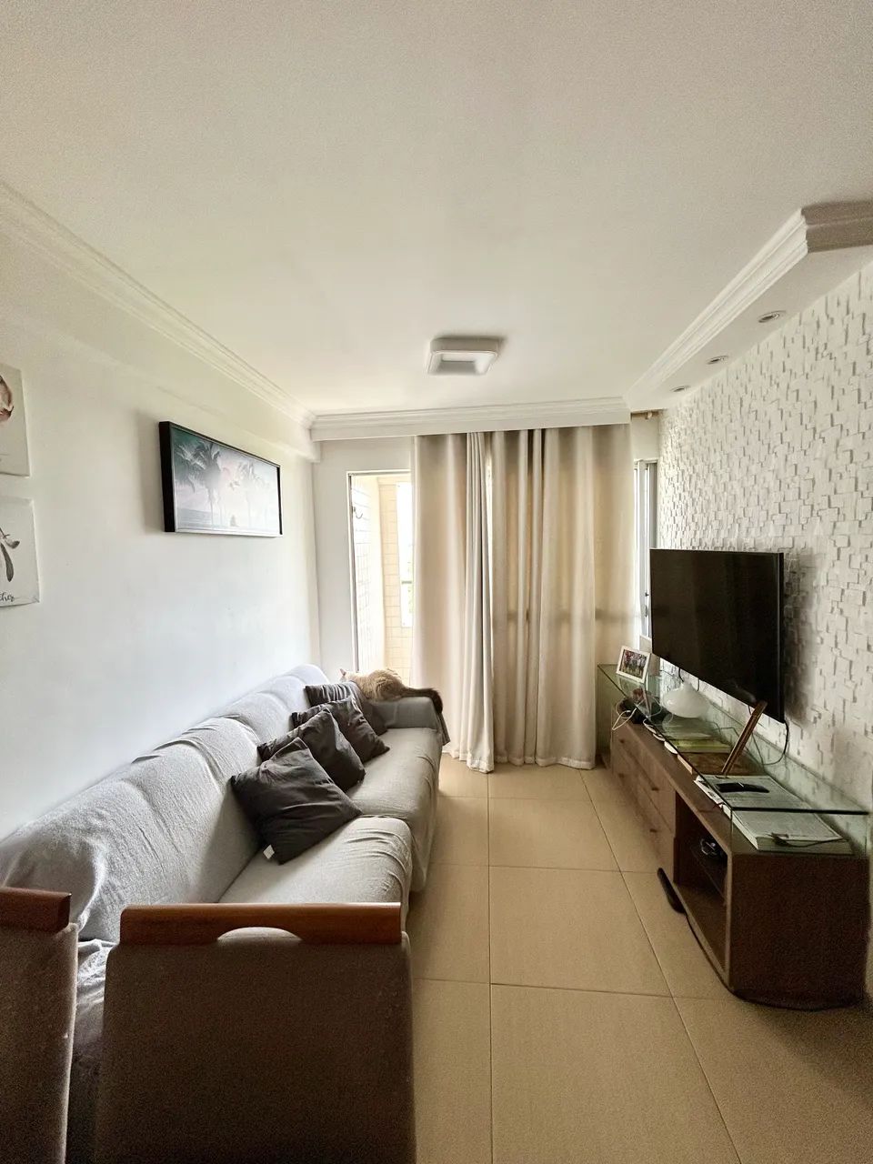 Apartamento semi mobiliado com 3 quartos  - Foto 4