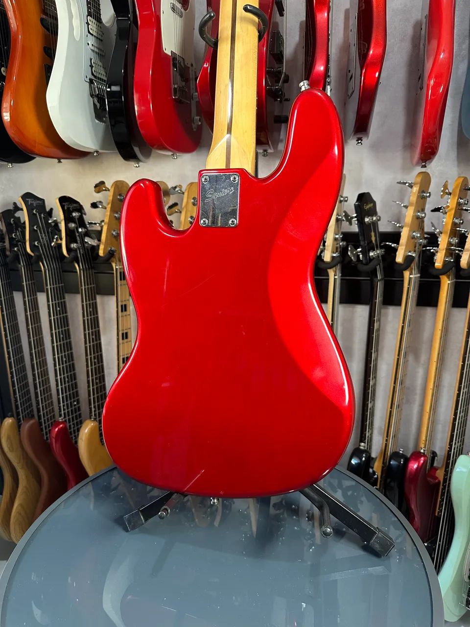 siotaro74 Squier Jazz Bass レッド Baixo Fender Squier Jazz Bass