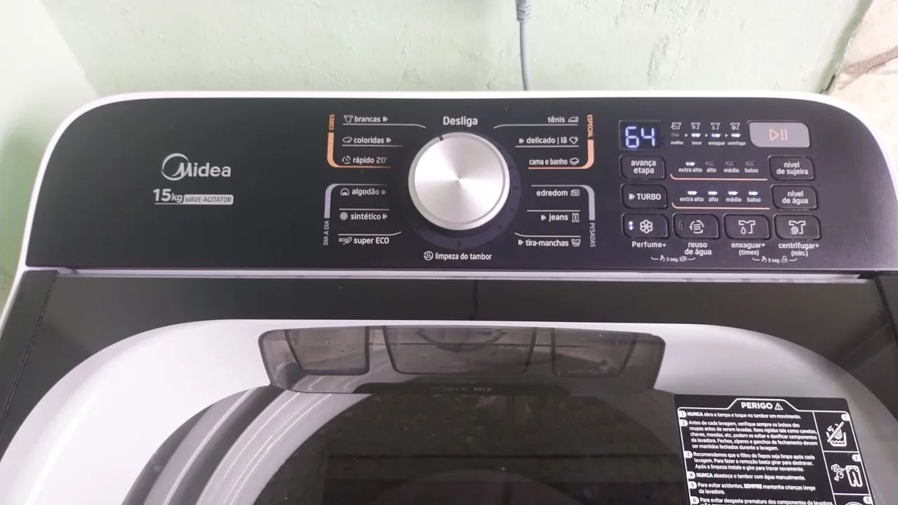 Máquina Midea 15kg